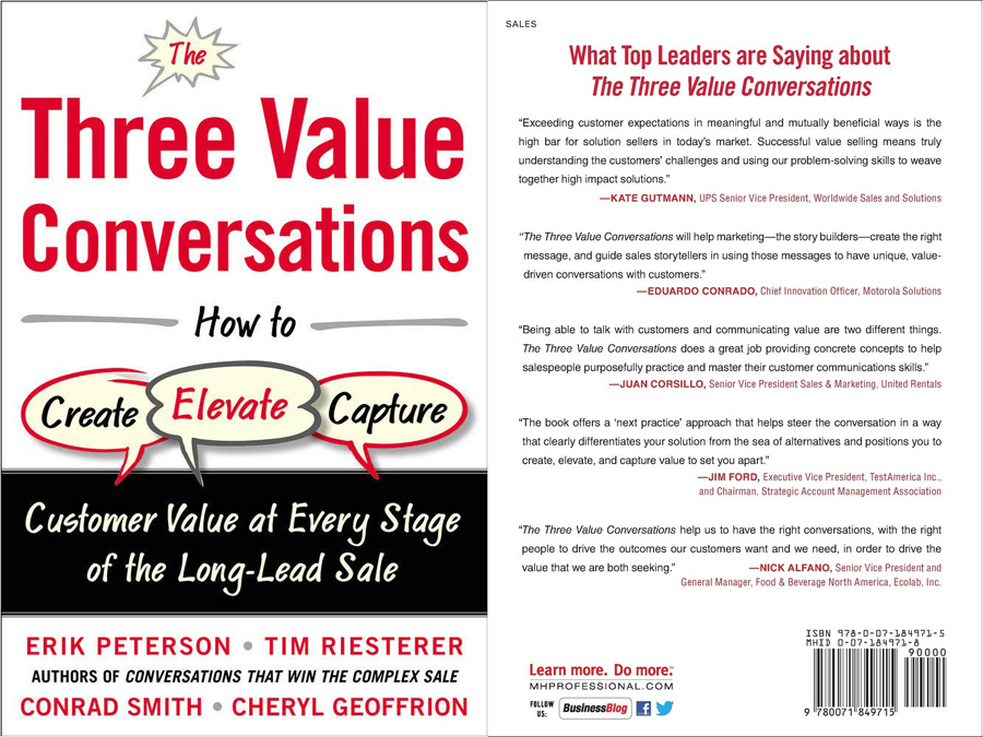 価値を創り出すメッセージモデル  『The Three Value Conversations』 