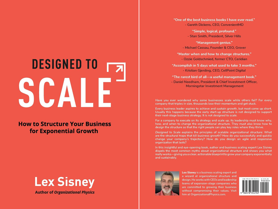 究極のマネジメントを反映した組織図 『Designed to Scale』 